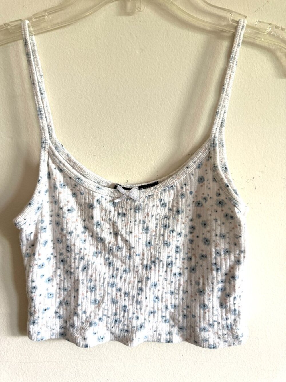 Brandy Melville White Floral Cami